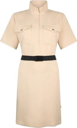 Liu Jo Abito corto con cintura - Dames - Korte kleedjes - Beige - XS - Kleedjes