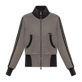 adidas Originals Adidas Originals, Zip-throughs, female, Gray, Size: XS Track Top