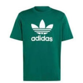 adidas Adicolor Trefoil T-Shirt Asia Sizing Green White IR7976