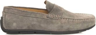 Cerruti Mens Cowhide Loafer In Grey
