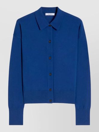 Max Mara mxmmedeola knit shirt collar cardigan