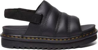 Dr. Martens Athena Flat Sandalen - Dames - Sandalen - Zwart - 41 EU - Leer - Schoenen