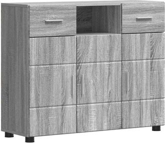 vidaXL Vidaxl - Sideboard Grey sonoma 88.5 x 30.5 x 73 cm Engineered wood