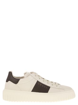 Hogan H Stripes Leather Trainers