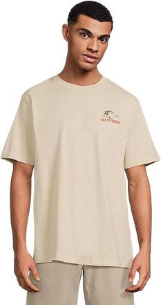 Salty Crew Cast Life Classic Short Sleeve T-Shirts Mens T Shirt Bone : 3XL, Cotton
