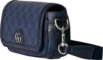 Gucci Cross Body Bags, male, Blue, Size: ONE SIZE Borsa