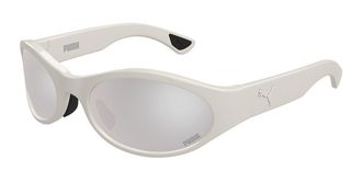 Puma PU0520S 005 Mens Sunglasses White Size 61