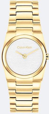 Calvin Klein Reloj de pulsera de acero chapado en oro