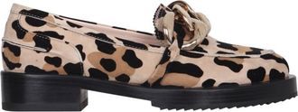 N°21 Moccasins With Oversized Chain