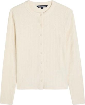 Veronica Beard Lira button-fastening cardigan - Neutrals