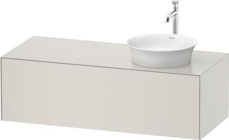 Duravit Tulip Blanco, Mueble De Pared, Ancho 1300 X Fondo 550mm, - Duravit