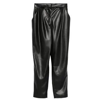 Balmain Faux-leather Trousers