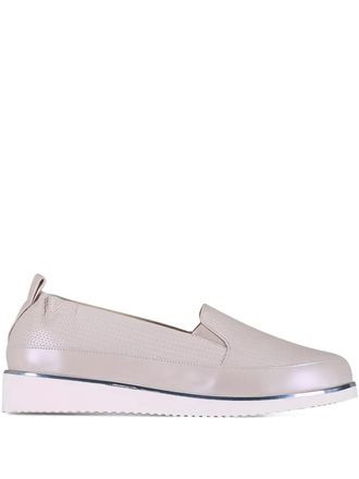 Ron White Nellaya round-toe loafers - Grey