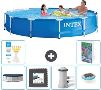 Intex Piscina Con Estructura Redonda - 366x76 Cm - 7-piezas S86