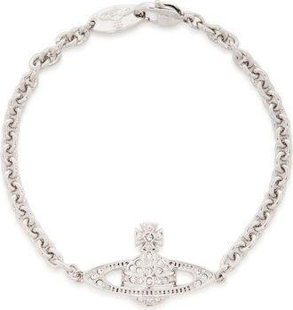Vivienne Westwood Mini Bas Relief orb Bracelet - Silver - 2 (XS)