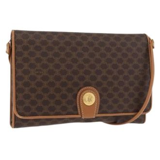 Celine Pre-owned Cross Body Bags, female, Brown, Size: ONE SIZE Pre-owned Vintage Plastic Shoulder Bag
