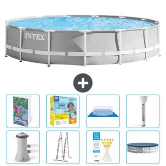 Intex Piscina Prism Frame Redonda - 457x107 Cm - 9-piezas S532