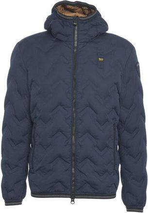 Blauer Quilted Hooded Puffer Jacket With Two-Way Zipper