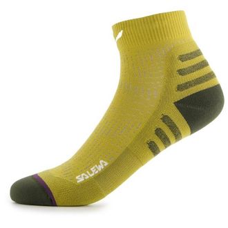 Salewa Pedroc QRT Sock Laufsocken f&uuml;r Herren | gelb/oliv