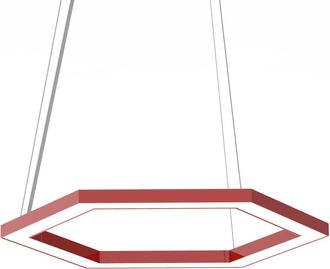 Lumicom Esagono L&aacute;mpara De Techo &Oslash;40 Monocolor Brillo