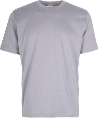 Eleventy T-shirt girocollo - Heren - T-shirts - Grijs - M - Tops