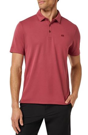 Travis Mathew Warm Skies Polo in Roan Rouge at Nordstrom, Size Xx-Large