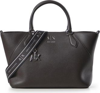 A|X Armani Exchange Borsa tote media - - Bags - Donna - Marrone - ONE SIZE