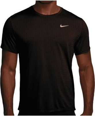 Nike Miler Breathe Dri-Fit S/S Running Top Laufshirt für Herren | schwarz