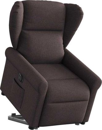 vidaXL Vidaxl - Sill&oacute;n El&eacute;ctrico Reclinable Elevable De Tela Marr&oacute;n Oscuro