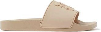 Palm Angels Logo Pool Slides - Dames - Sandalen - Beige - 36 EU - Schoenen