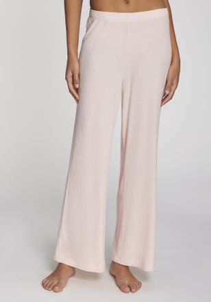 s.Oliver Pyjamahose S.OLIVER, Damen, Gr. 32/34, N-Gr, rosa, meliert, Rippware, Obermaterial: 92% Viskose, 8% Elasthan, meliert, l&auml;ssig geschnitten lang, Hosen 