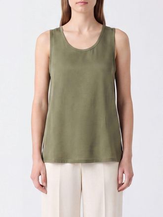 Michael Kors Top in cr&ecirc;pe con spalle scoperte e scollo a U
