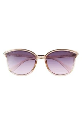 Vince Camuto 137mm Round Sunglasses in Beige at Nordstrom Rack