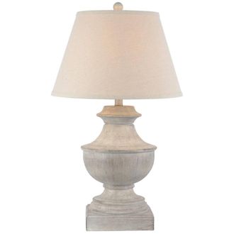Hill Interiors Montara Table Lamp (UK Plug) in White