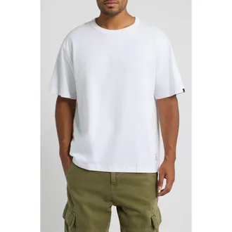 Alpha Industries Essential Relaxed Fit T-Shirt in White at Nordstrom, Size Xx-Large