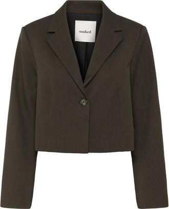 Soaked In Luxury Dames, Jassen, Bruin, Maat: XS