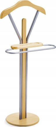 ZELLER Soporte Para Ropa Zeller De Madera Clara Y Metal 44x108 Cm