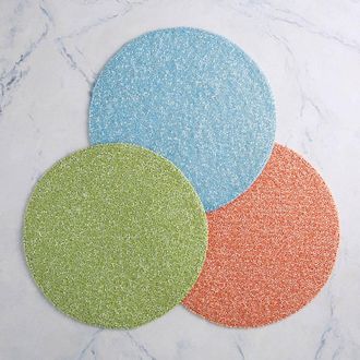 Frontgate Set of 2 Reverie Placemats - Periwinkle - Frontgate