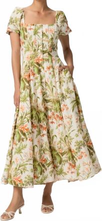 Paige Lindi Dress In Oyster White Multi