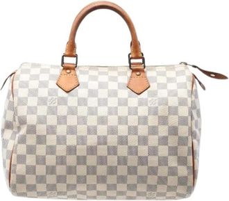 Louis Vuitton Pre-owned Handbags, female, White, Size: ONE SIZE Pre-owned Speedy 30