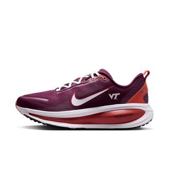 Nike Mens College Vomero 18 (Virginia Tech) Road Running Shoes in Red | IQ6896-600
