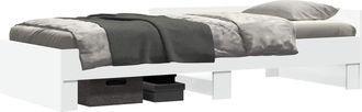 vidaXL Estructura De Cama Con Cabecero Blanco 80 X 200 Cm Vidaxl