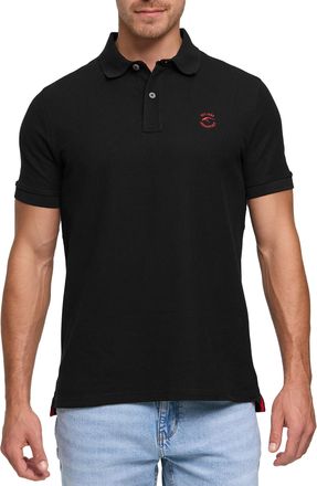 Indicode Poloshirt INDICODE INWadim, Herren, Gr. XXL, schwarz, Jersey, Obermaterial: 100% Baumwolle, unifarben, regular fit normal, ohne Ausschnitt, Shirts Pol