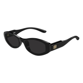 Balenciaga Nova Oval Zonnebril - Dames - Accessoires - Zwart - Maat: 53 MM