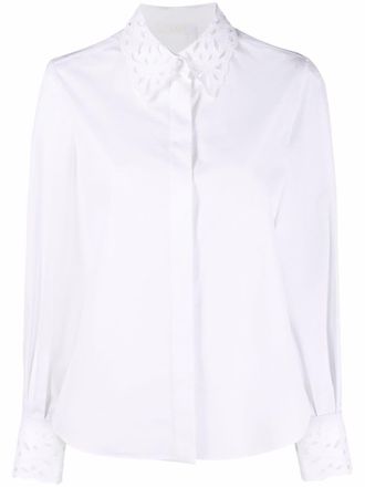 Chlo&eacute; Camicia con colletto a punta - Bianco