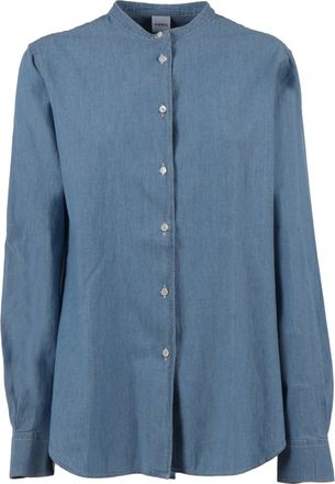 Aspesi Long Sleeve Cotton Mandarin Casual Shirt