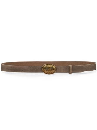 Brunello Cucinelli Cintura in pelle - Marrone