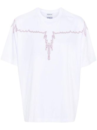 Marcelo Burlon Wings cotton T-shirt - White