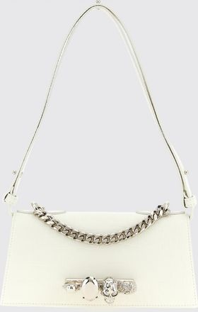 Alexander McQueen Borsa Jewelled McQueen in pelle stampa cocco