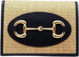 Gucci Pre-owned Bi-fold Portemonnee - Dames - Vintage Accessoires - Beige - ONE Size - Vintage